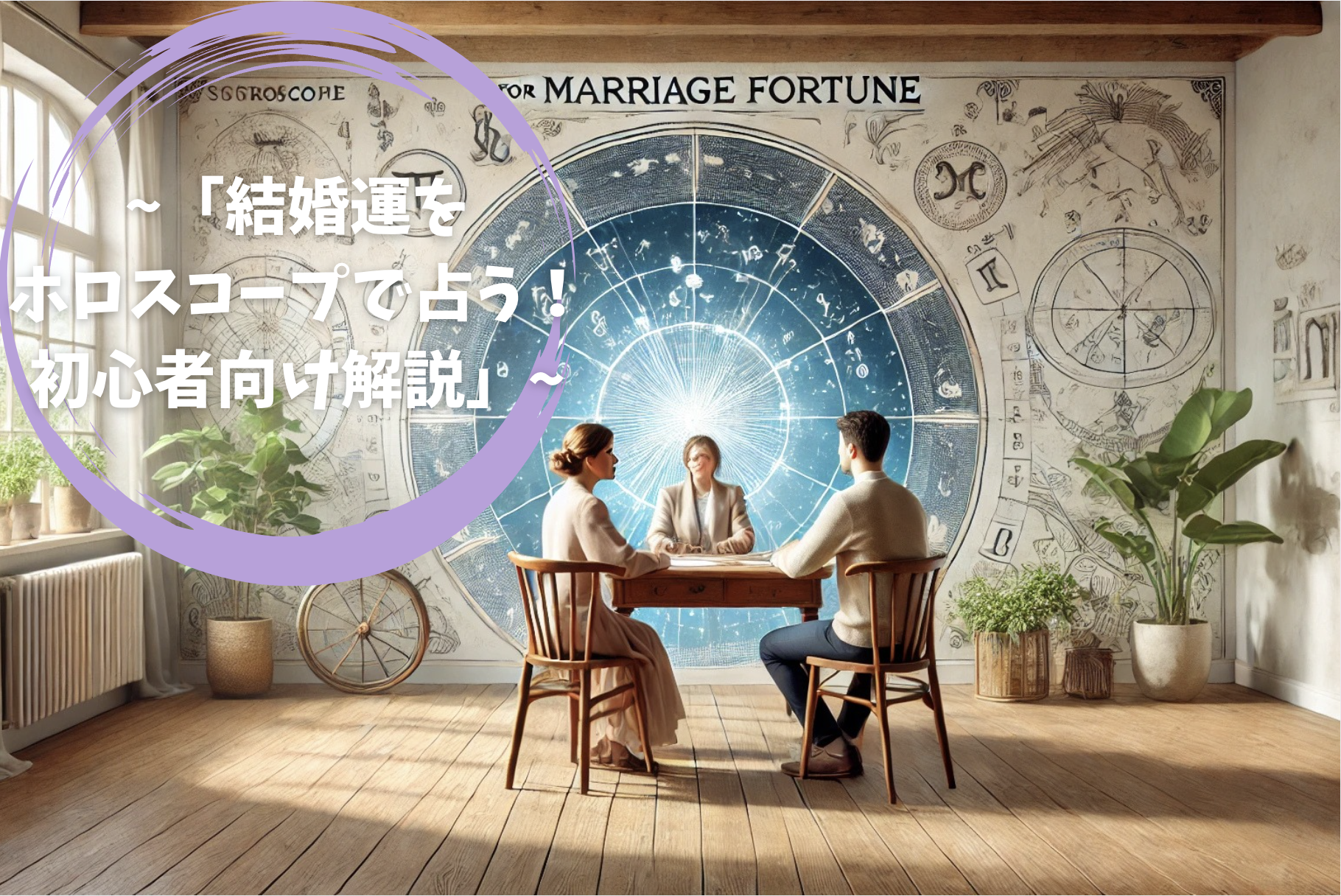 「結婚運をホロスコープで占う！初心者向け解説」