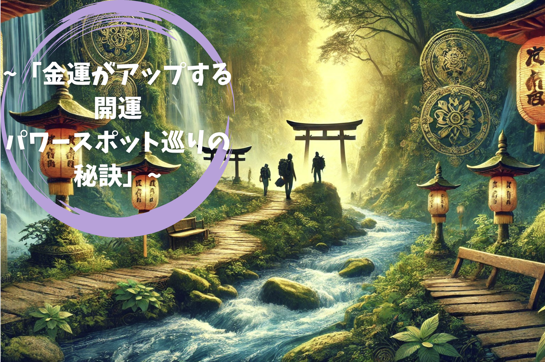 「金運がアップする開運パワースポット巡りの秘訣」