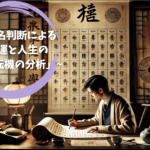 「姓名判断による結婚運と人生の重要な転機の分析」