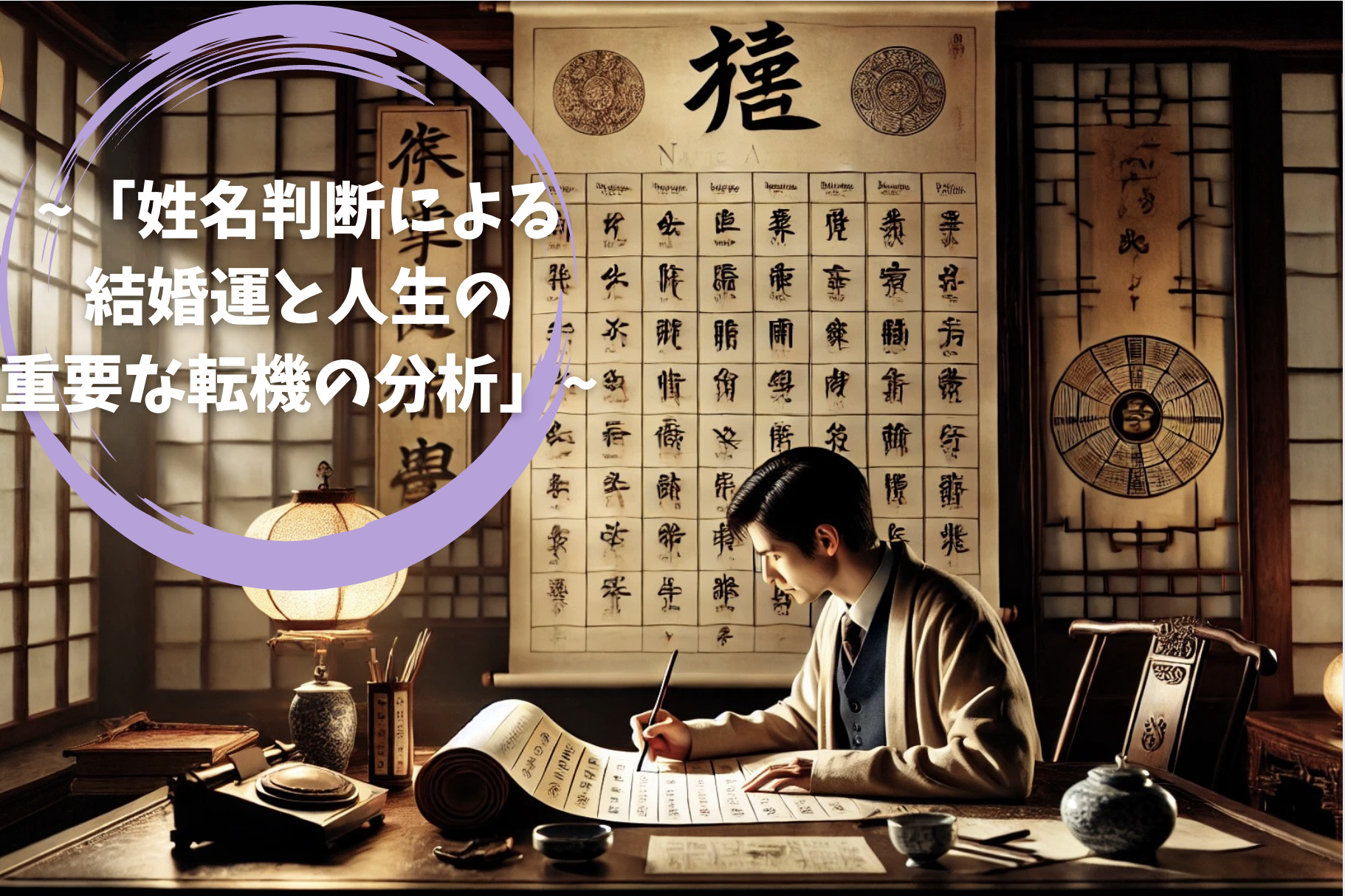 「姓名判断による結婚運と人生の重要な転機の分析」