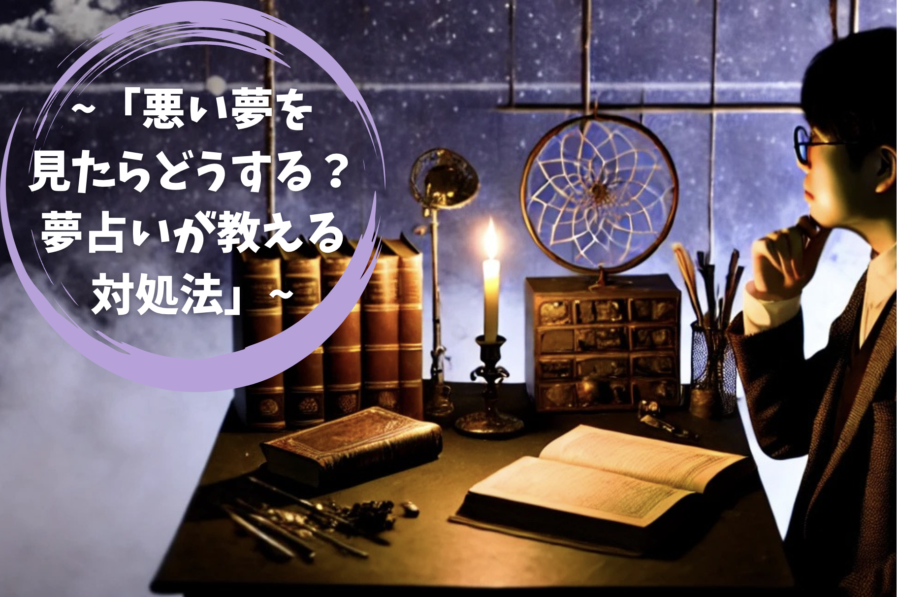 「悪い夢を見たらどうする？夢占いが教える対処法」